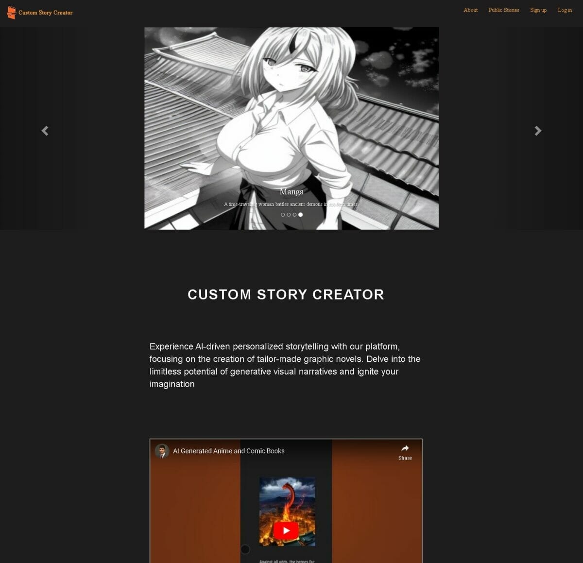 Custom Story Creator
