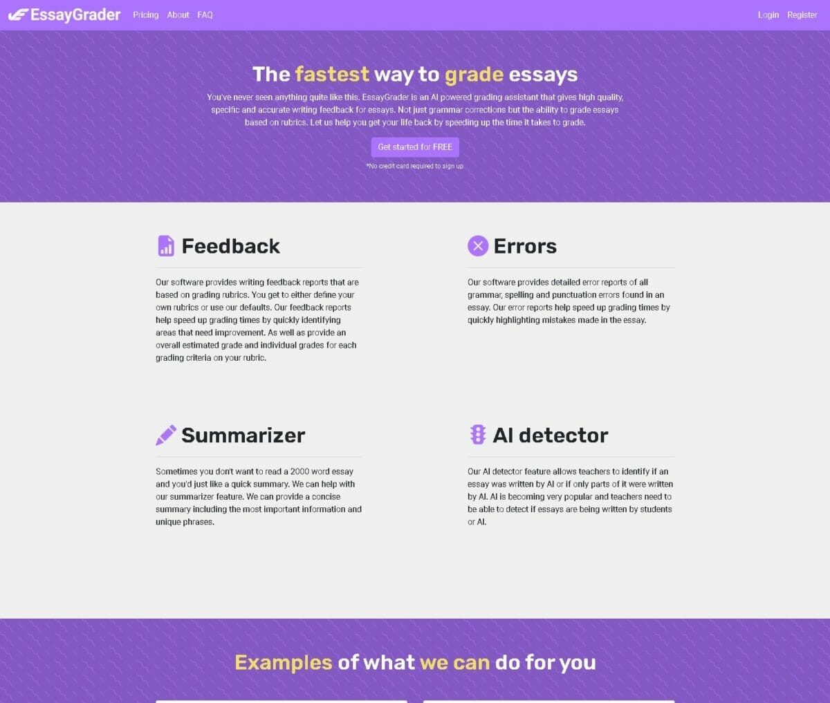 higher english essay grid